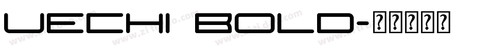 Uechi Bold字体转换
